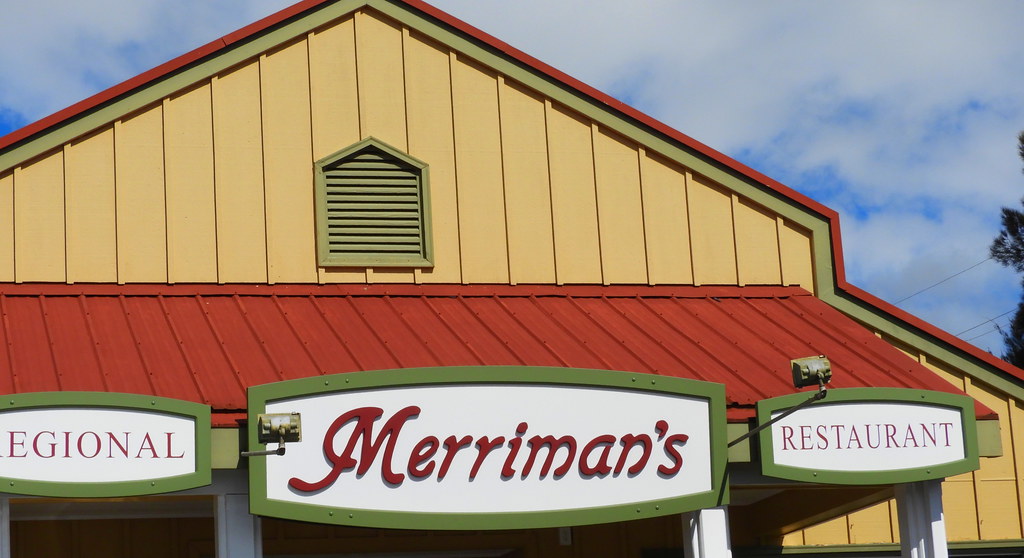 The entrance to Merriman's Restaurant in Waimea Kamuela,… Flickr