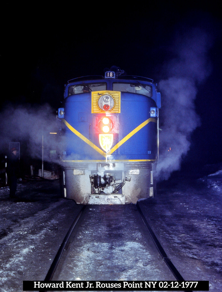 ROUSES POINT D&H PA4 18 at Rouses Point NY after arriving … Flickr