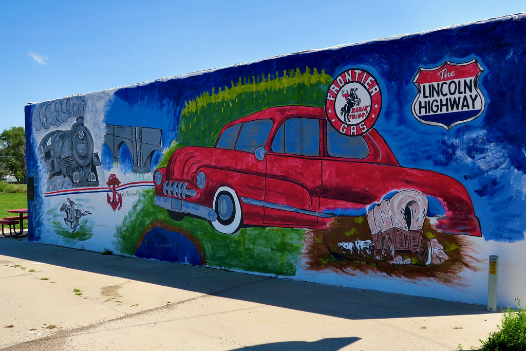 Frontier Gas Station, Sutherland, NE Mural on the former F… Flickr