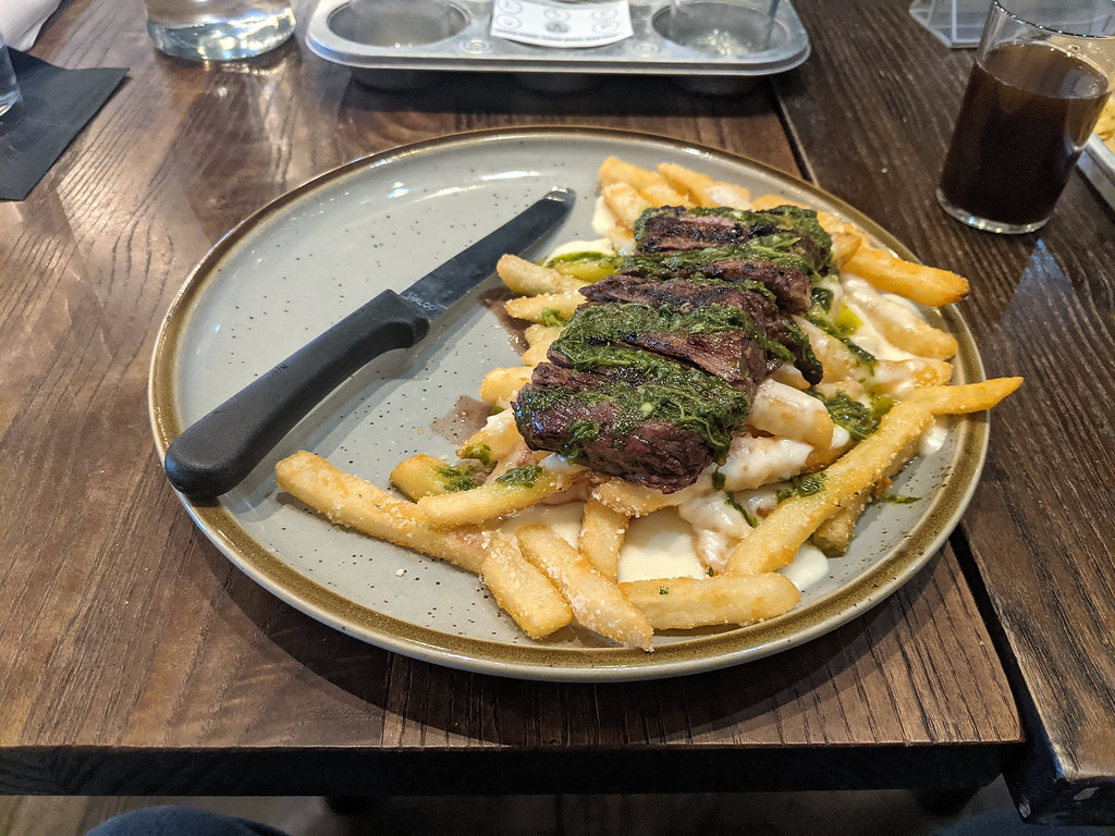 Steak and Frites Steak and Frites at Old Dog Alehouse Dela… Flickr