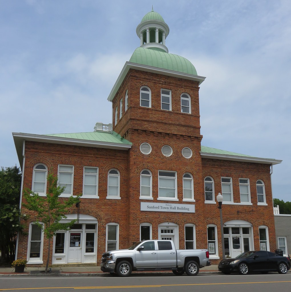 Old Sanford, North Carolina City Hall Built in 1909, this … Flickr