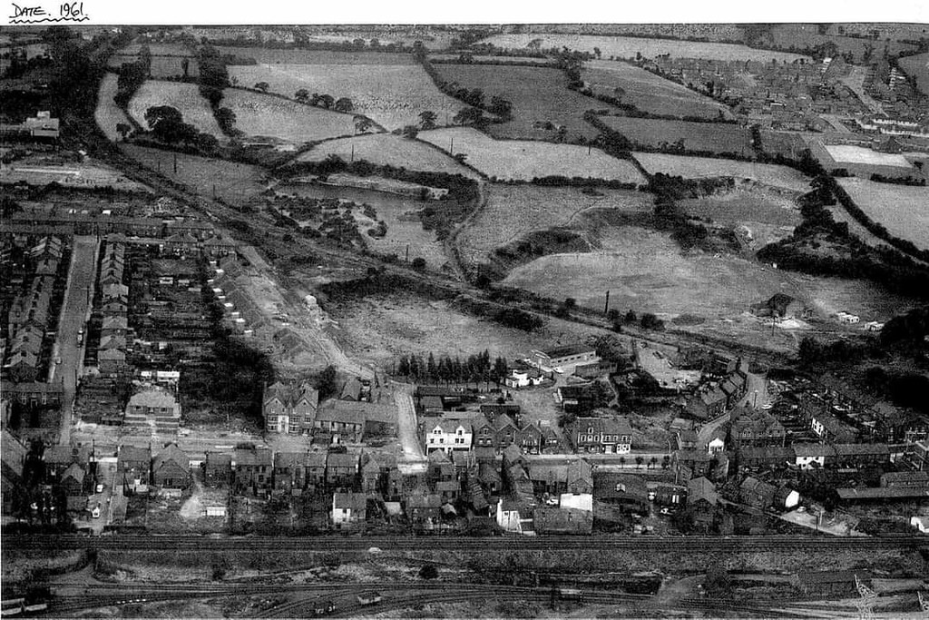 Connah's Quay cricket pitch area 1961 / buckley line Flickr