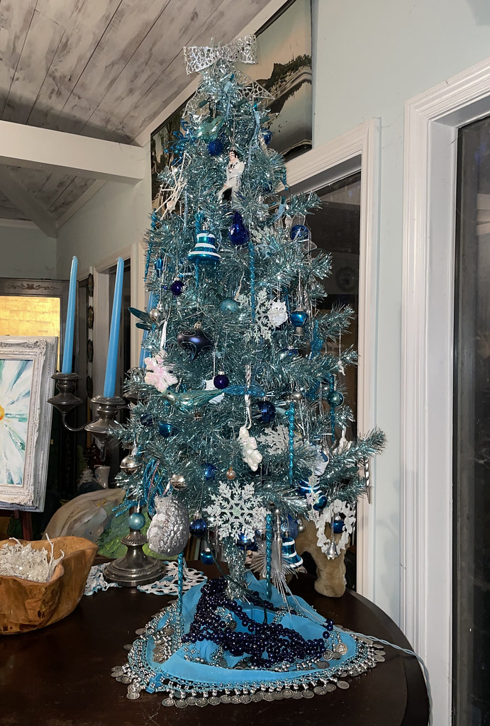 The Little Blue Tree I haven't gotten MUCH Christmas decor… Flickr