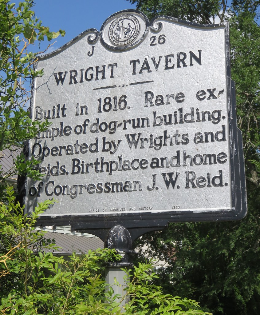 Wright Tavern Marker (Wentworth, North Carolina) The histo… Flickr