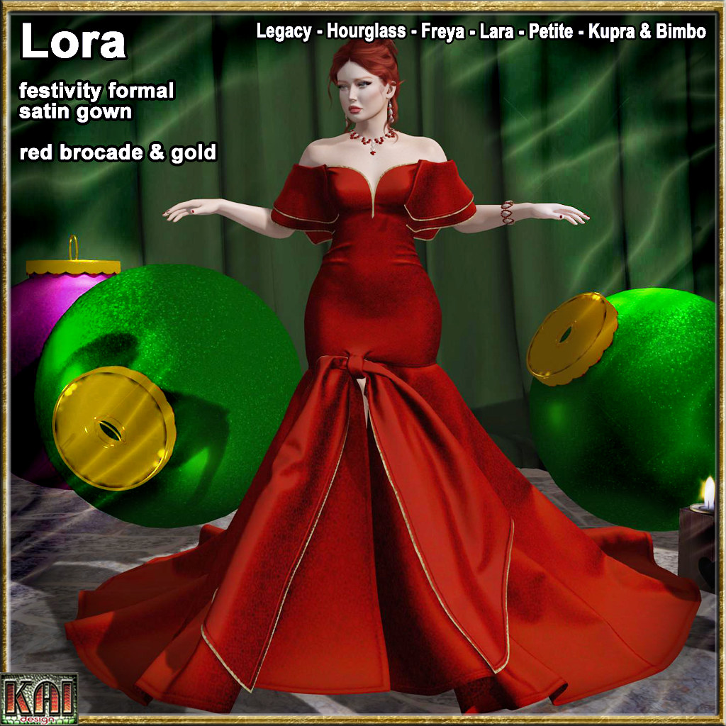 Lora gala festivity gown christmas gala gown red brocade… Flickr