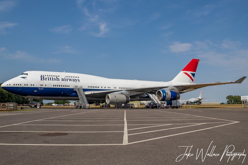 Boeing 747400 GCIVB 'Negus' Cotswold Airport 18/07/2… Flickr