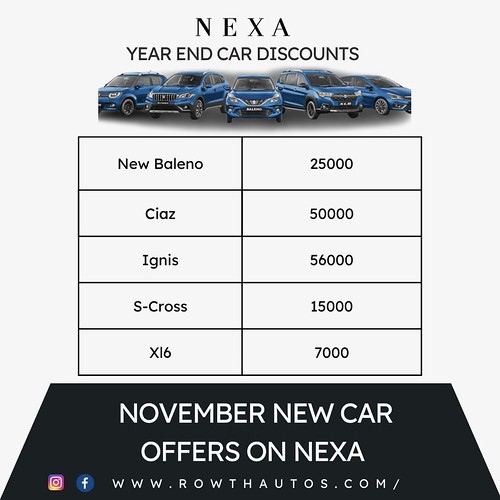 november new car offers on nexa In an effort to clear unso… Flickr