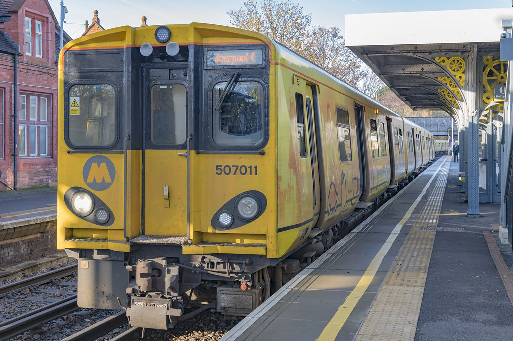 Class 507 507011 at Birkenhead North Class 507 507011 is a… Flickr
