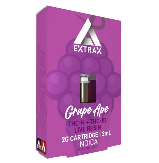 Delta Extrax Grape Ape Vape Live Resin THCh THCjd Cartridg… Flickr
