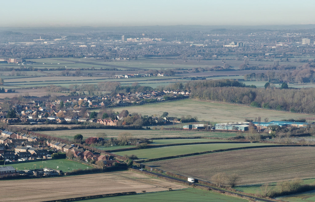 Cotgrave with West Bridgford and Nottingham beyond,Decembe… Flickr
