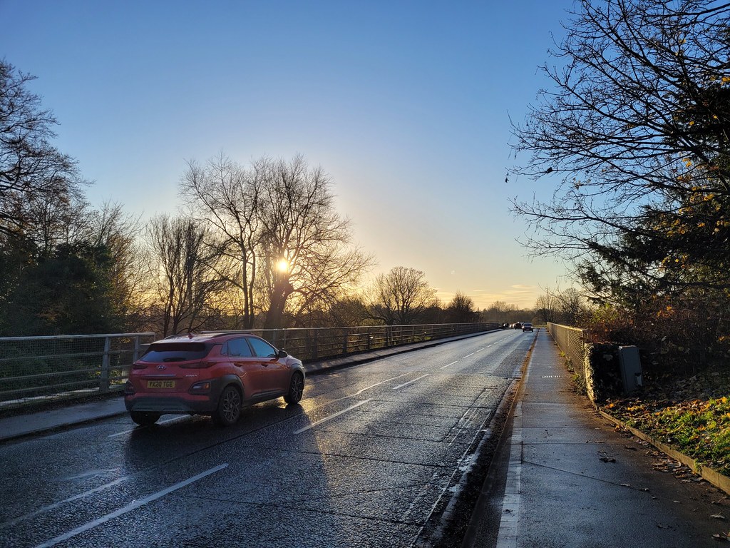 Crossing Clifton Bridge York Heading towards Home CARL SPENCER