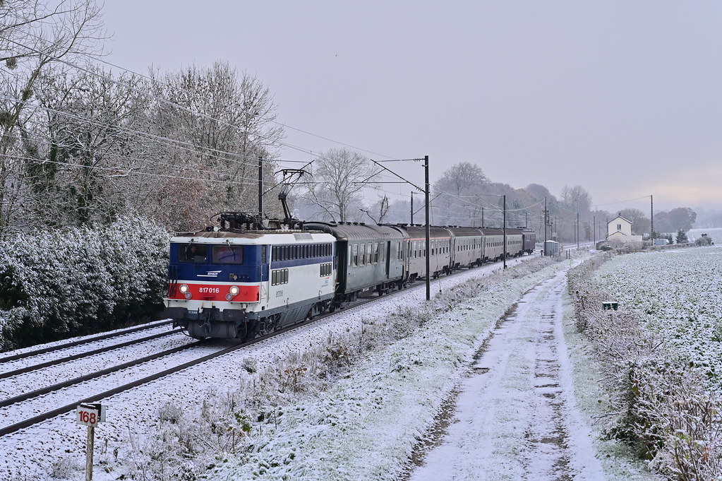BB 17016 ''IDF'' (AAPSL) ''ALS'' (1965) + 6 V (MFPN), PTT ParisSaintLazare RouenRiveDroite