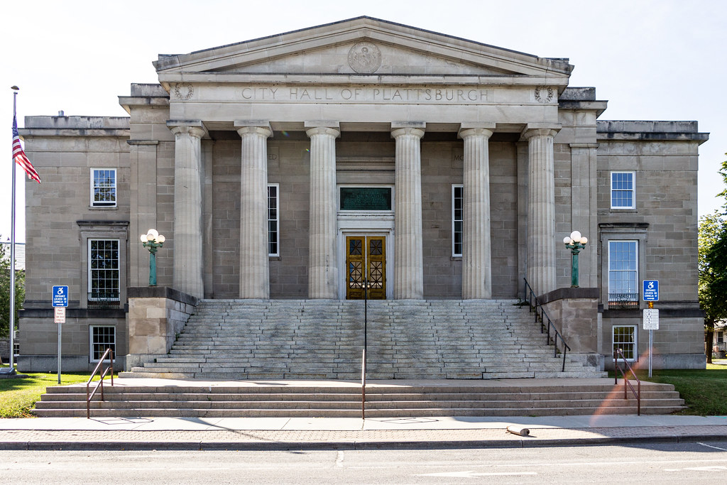 City Hall, Plattsburgh, New York, United States "Plattsbur… Flickr