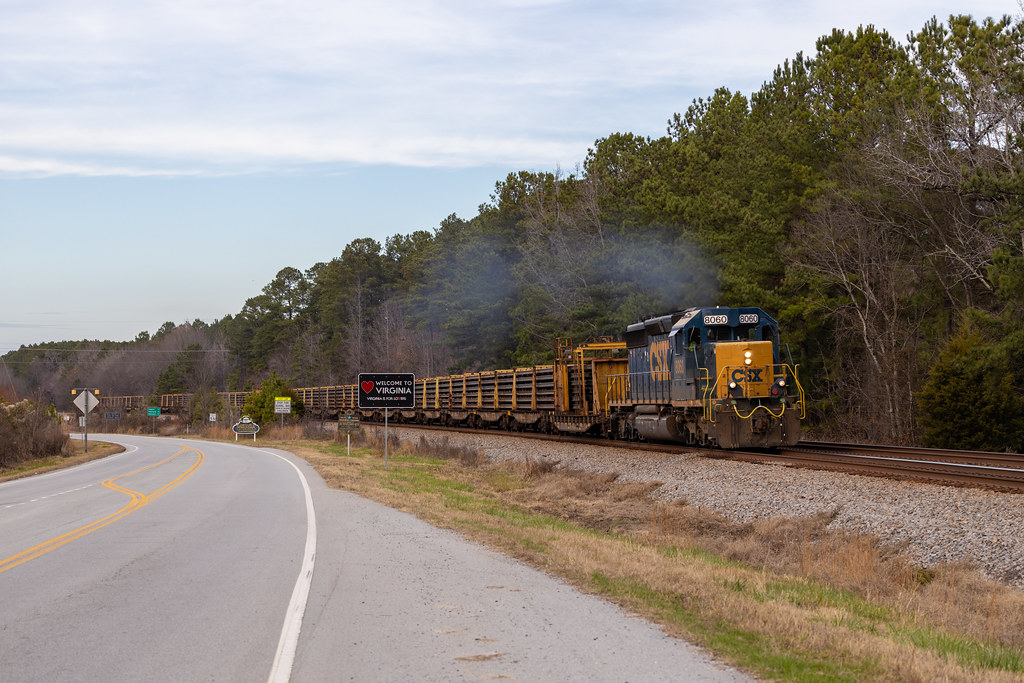 W02108 CSXT 8060 South at Pleasant Hill, NC RCBphotography Flickr