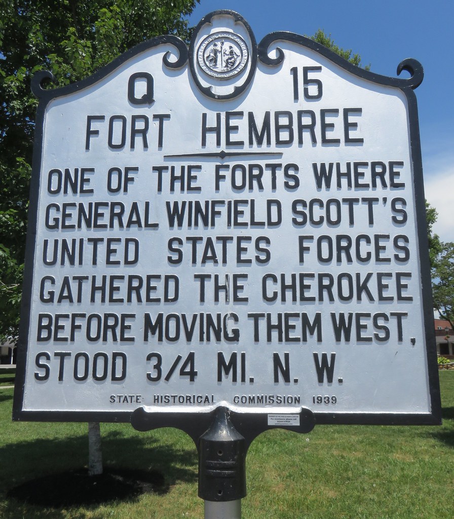 Fort Hembree Marker (Hayesville, North Carolina) As seen f… Flickr