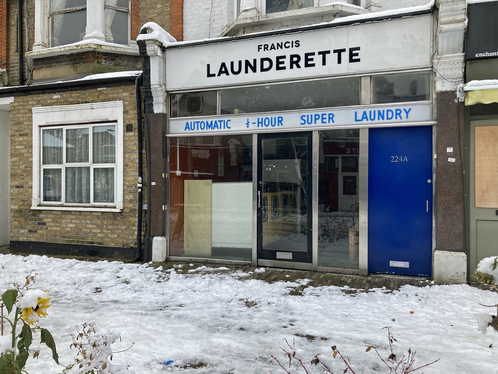Francis Road Launderette And snow diamond geezer Flickr