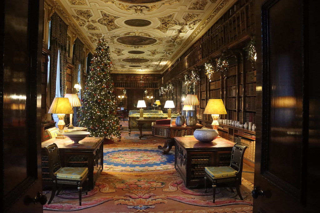 The library at Chatsworth jpotto Flickr