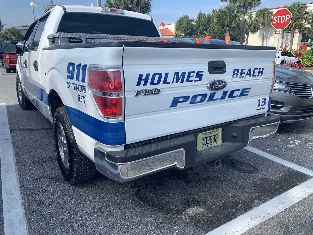 Holmes beach police departments patrol car Joel Tizzardtaylor Flickr