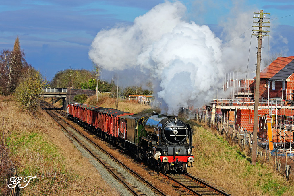 LNER Peppercorn A1 Pacific No 60163 Tornado passing Woodth… Flickr