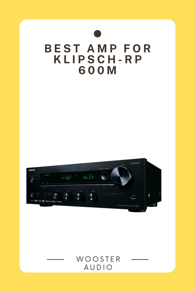 The Best Amp For Klipsch RP 600M Wooster Audio Looking f… Flickr