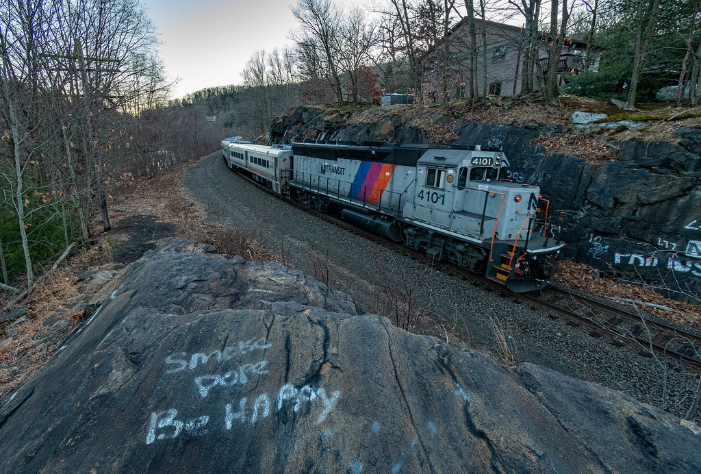 Smoke Dope Be Happy A Hobokenbound Port Jervis Line train… Flickr