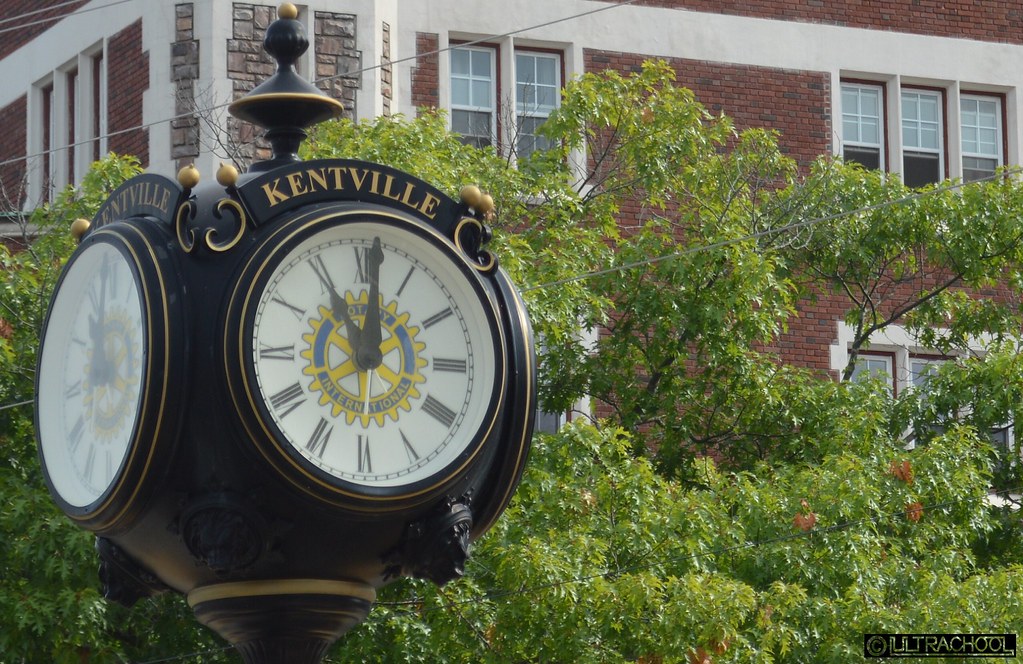 Kentville Rotary Clock Kentville, Nova Scotia. Flickr