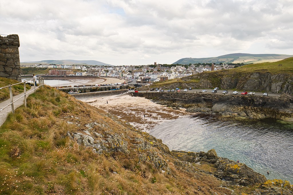 Fenella Beach from Peel Castle Chris Rycroft Flickr