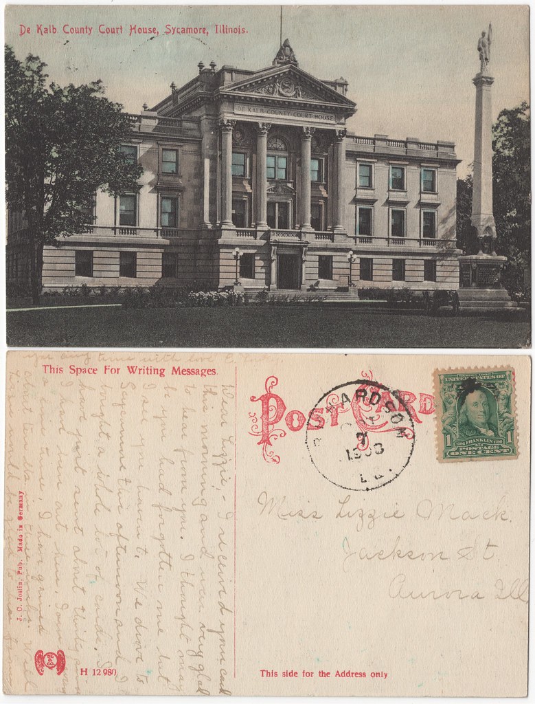 Sycamore DeKalb County Courthouse 1908 Image depicts … Flickr
