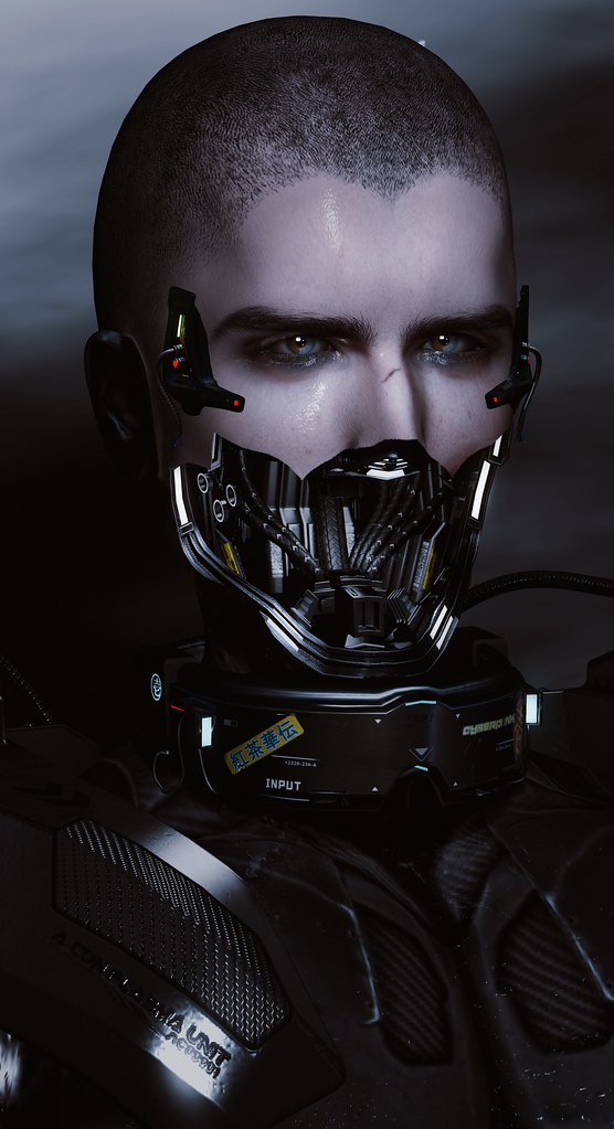 Comando Vulca respirator implant mask by Neo Kitsch Shaved… Flickr