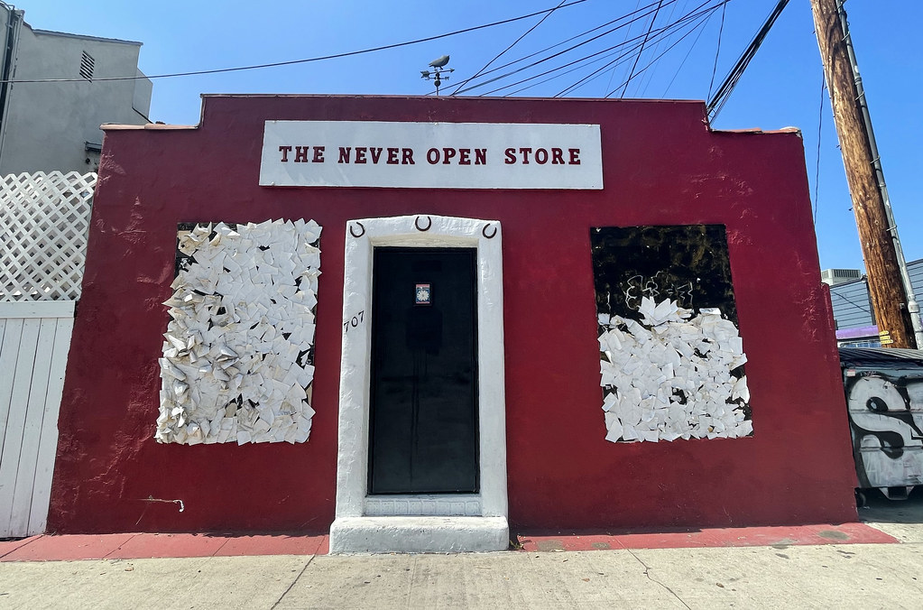 The Never Open Store Melrose Ave, Los Angeles, California cowyeow