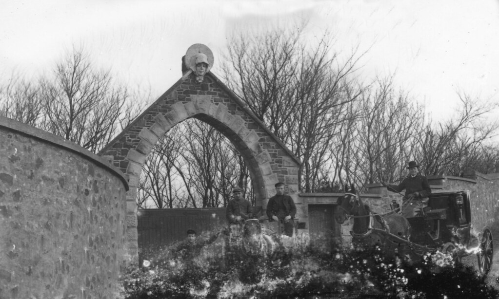 No.177 Northfield House gates St. Abbs The John Wood Collection