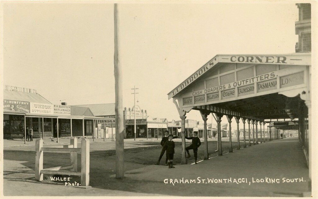 Graham Street, Wonthaggi, Victoria very early 1900s a photo on
