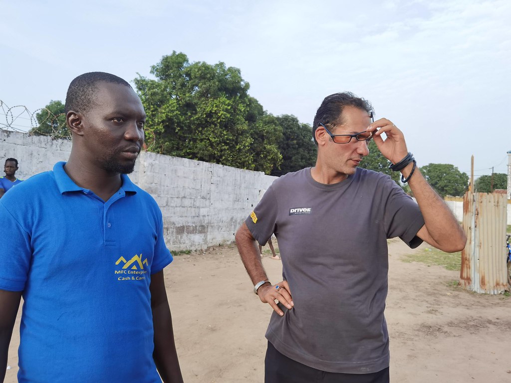 Gambian Youth Dr. Ebrima Badjie and the young people of th… Flickr