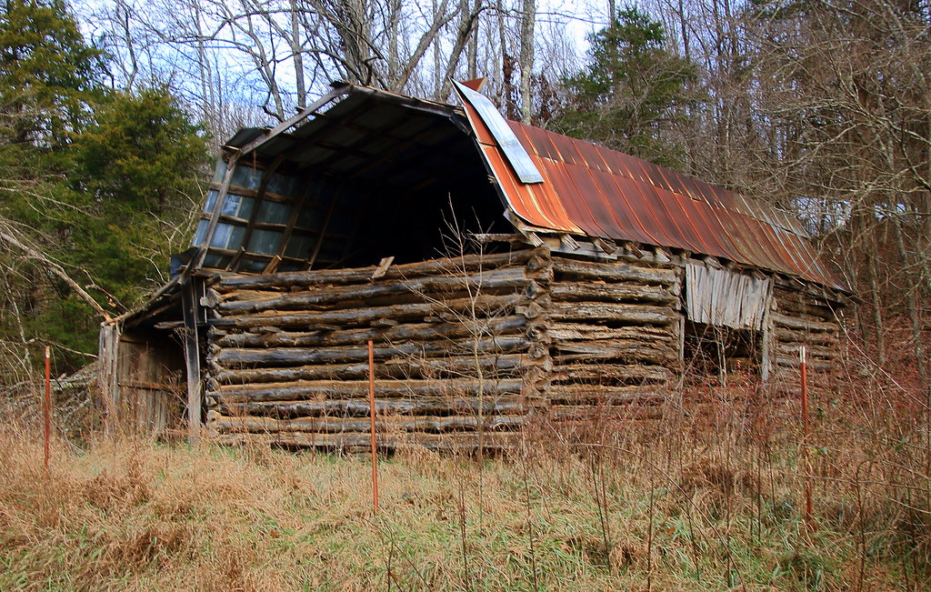 Old Log Barn North of Combs in Madison County, Arkansas Flickr