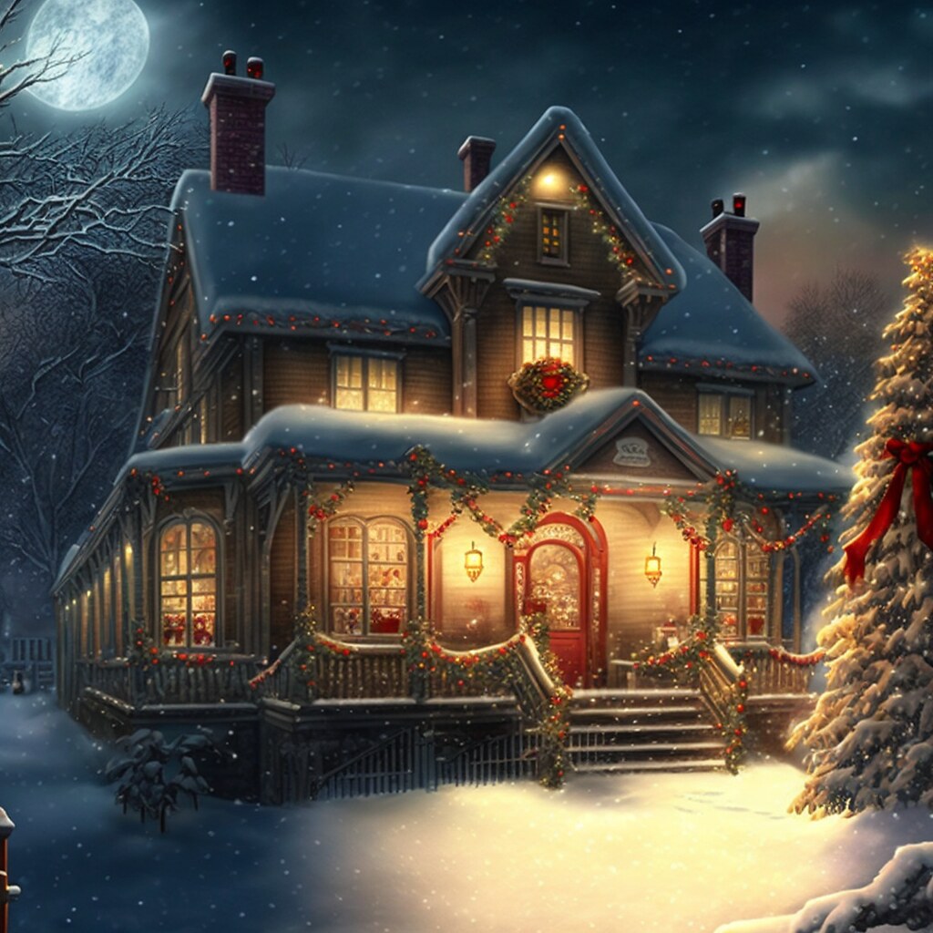 Christmas Scenes Traditional snowy Christmas scenes to get… Flickr