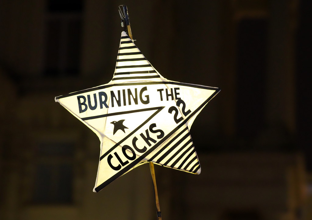 Burning the Clocks, Brighton 21 December 2022 Danny Simpson Flickr