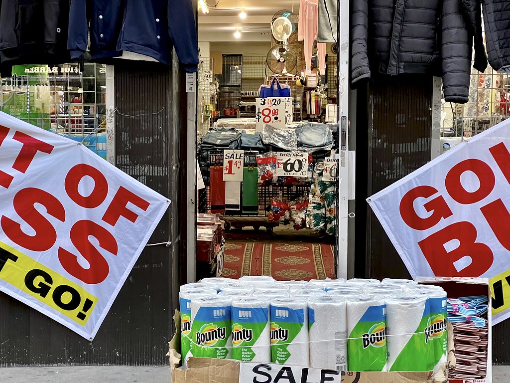 Bargains at Tip Top Stores on Broadway near 101st Street o… Flickr