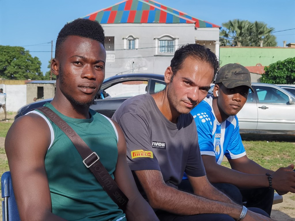 Gambian Youth Dr. Ebrima Badjie and the young people of th… Flickr