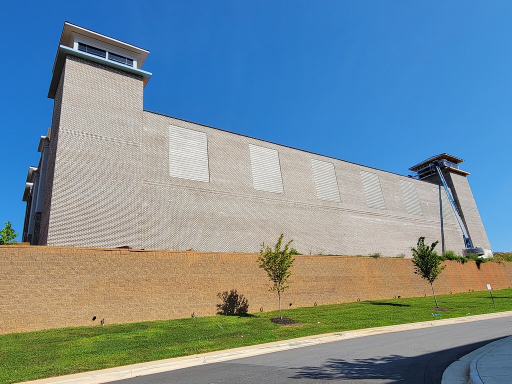 new, prisonlike building in Lynchburg Kipp Teague Flickr