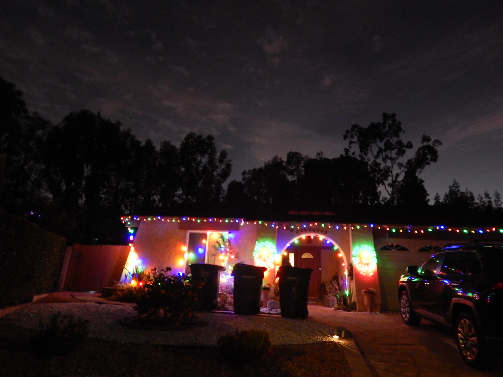 Neighborhood holiday lights and decorations, Eastview, Pal… Flickr