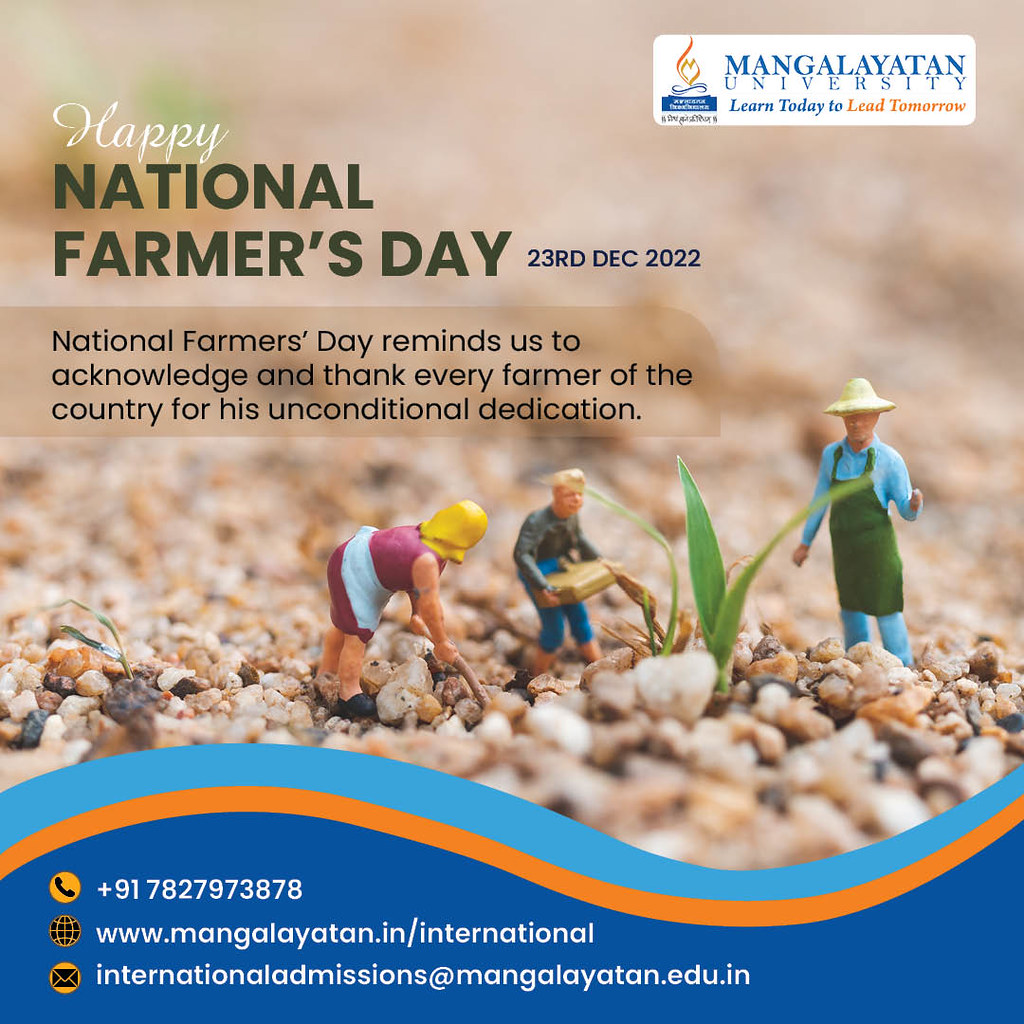 Happy National Farmers Day 2022 Farmers are the ones who p… Flickr