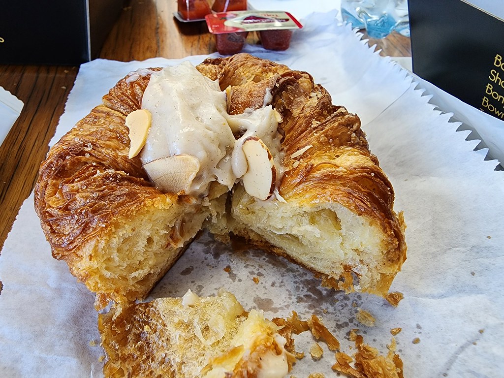 Eggnog Danish pastry Sonoma Bakery, Bowral brandy and nutmeg
