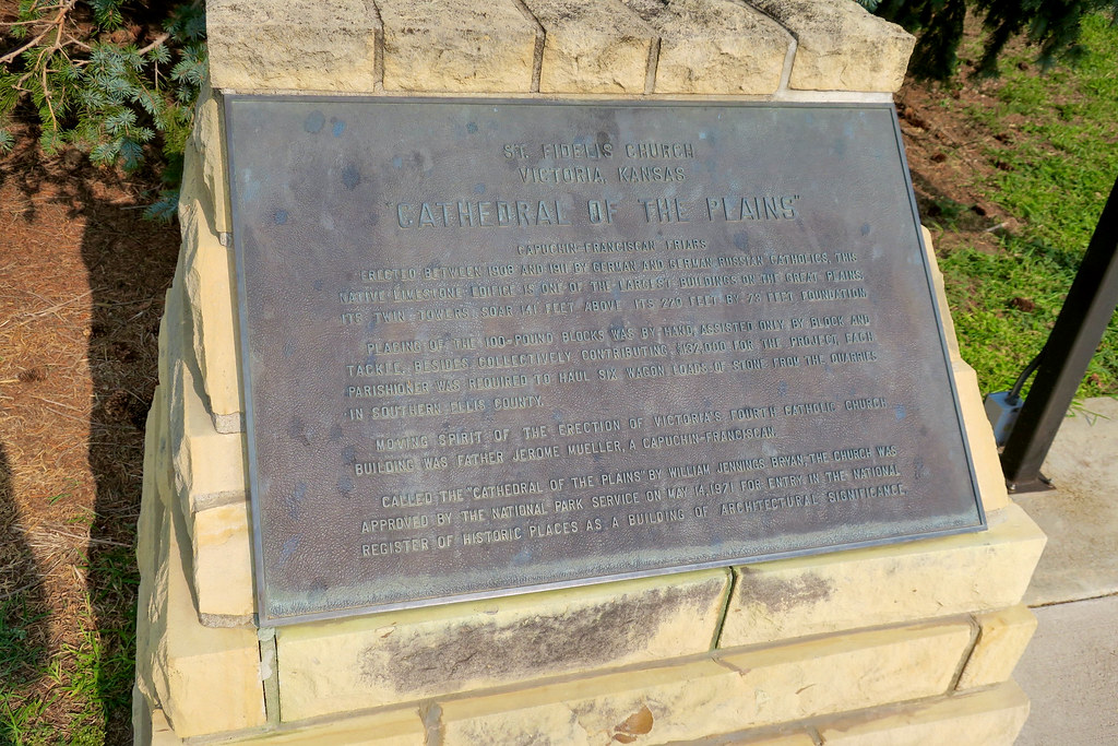 St. Fidelis Church, Victoria, KS Plaque at the St. Fidelis… Flickr