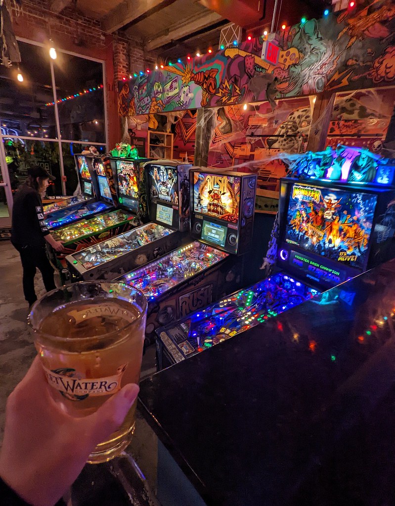 Boxcar pinball downtown Raleigh KarKar Wheeler Flickr