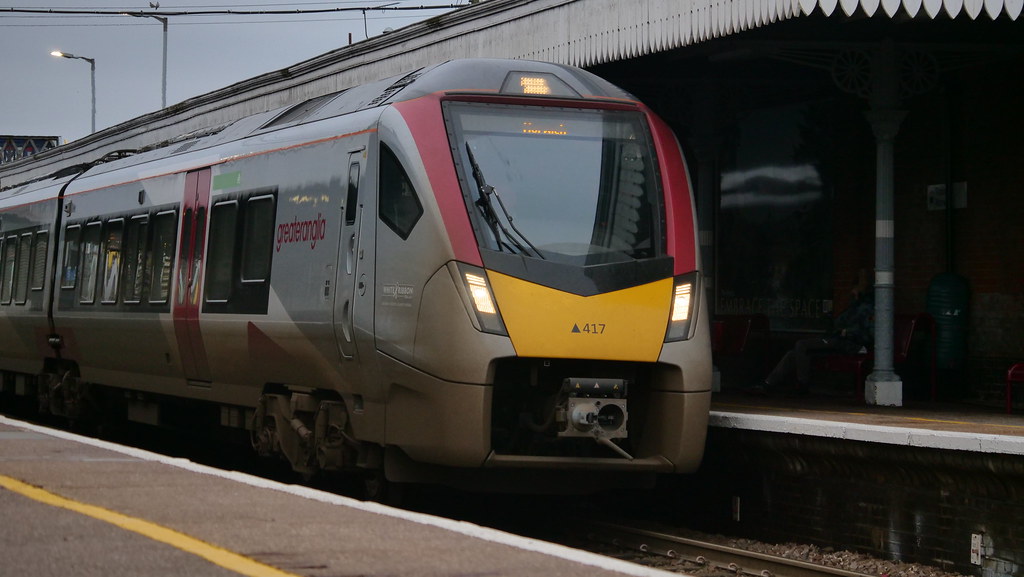 class 755 at Thetford 1K72 1248 Stansted airport to Norwic… Flickr