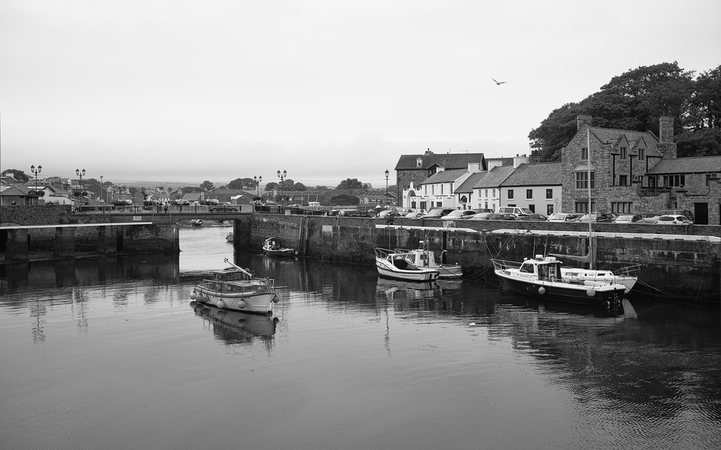 Castletown harbor Taken from Castle Street, Castletown, Is… Flickr
