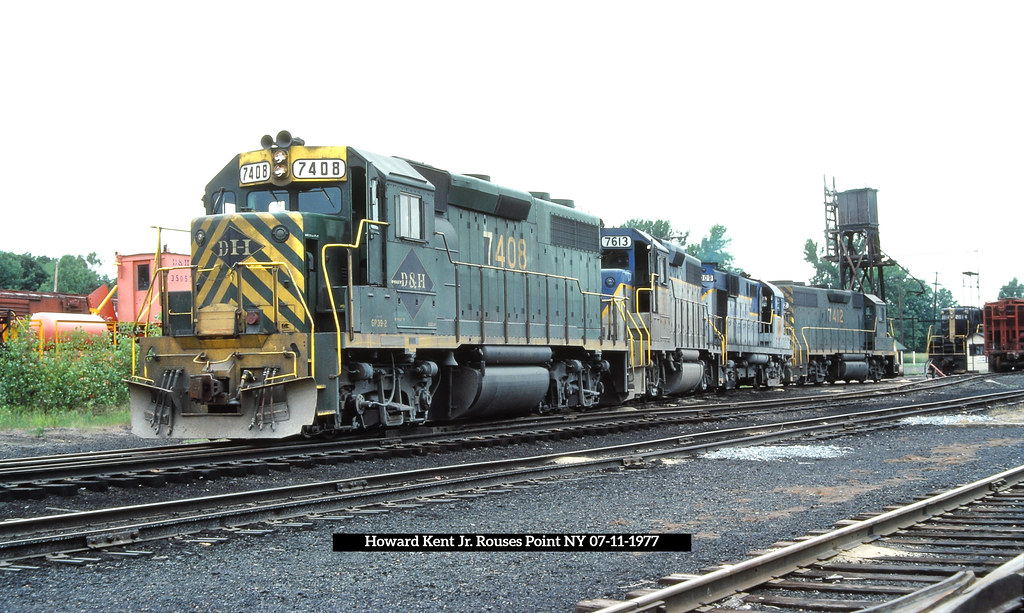 ROUSES POINT NY D&H power at Rouses Point NY 07111977. 7… Flickr