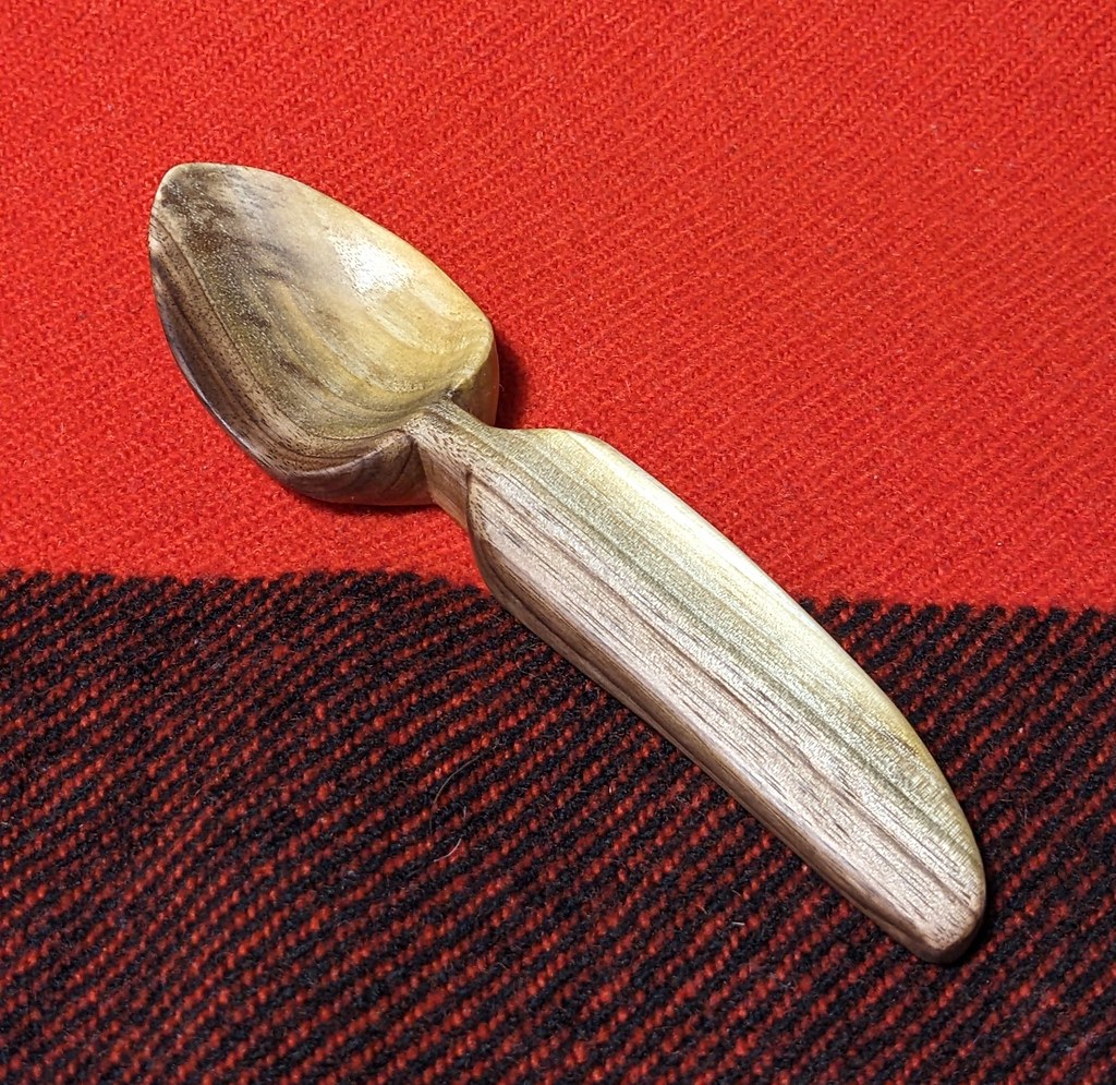 Handcarved Wooden Spoon Black Walnut from Mount Wolfe Far… Flickr