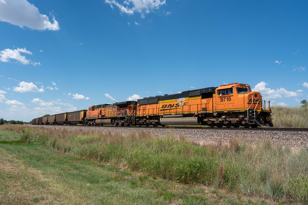 7R316507 BNSF 9716 East at Mullen, NE. (August 10, 2022) Derek