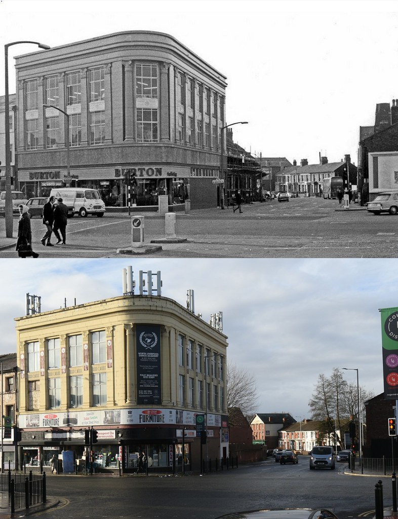 Walton Road and Barlow Lane, Walton, 1976 and 2022 a photo on Flickriver